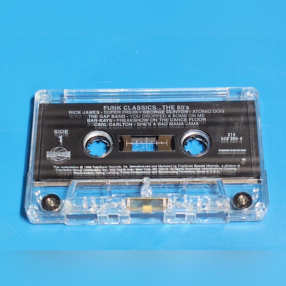 Funk Classics 80s  Cassette Rebound Records Rick James George Clinton++